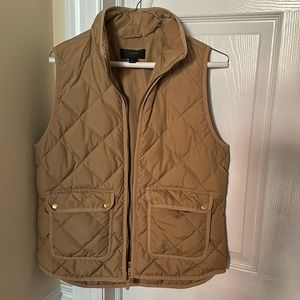 J. Crew women’s caramel vest